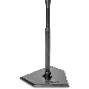 GoSports Baseball & Softball Batting Tees| Choose Jr. or Standard Size| Adjustable Height Rubber Hitting Tee for Training| Heavy Duty Stable Base| Indoor Outdoor Practice Equipment for Youth Adults Coaches| Improve Batting Swing Accuracy Power
