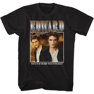 Twilight T Shirt Edward Cullen Adult Short Sleeve Vampire Twilight Movies Graphic Tees Customizable with Name or Quote