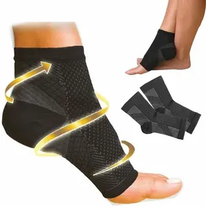 2pcs Compression Sleeve Support PLANTAR FASCIITIS Foot Pain Valgus Heel Ankle Socks L XL XXL