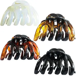 Large Octopus Claw Clips for Thick Long Hair  Hair Clips for Women Big Spider Jaw Clips Curly Giant Clamps  Hair Styling Accessories