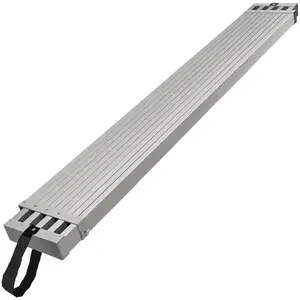 VEVOR Telescoping Aluminum Work Plank,  8-13 Feet 500lbs Capacity, 12.5 inch Width Aluminum Scaffold Plank,Extension Staging Plank with Skid-Proof Platform Scaffold Ladder Accessory