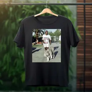 Mike Tyson Walking White Tiger Unisex Men's Cotton Crew Tee - Vintage 90s Tshirt Streetwear Boxing Best Seller, Mike Tyson Shirt, Mike Tyson Merch, Boxer Shirt, Shirt For Men, Gift For Men Menswear Top Underwear