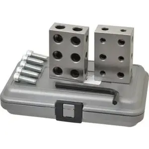 TESA Brown & Sharpe 0.0001 Squareness Per Inch, 1-2-3 Block Setup Block 5/1618 Inch Tapped Hole Size, 50-60 Rc Hardness 599-750-50