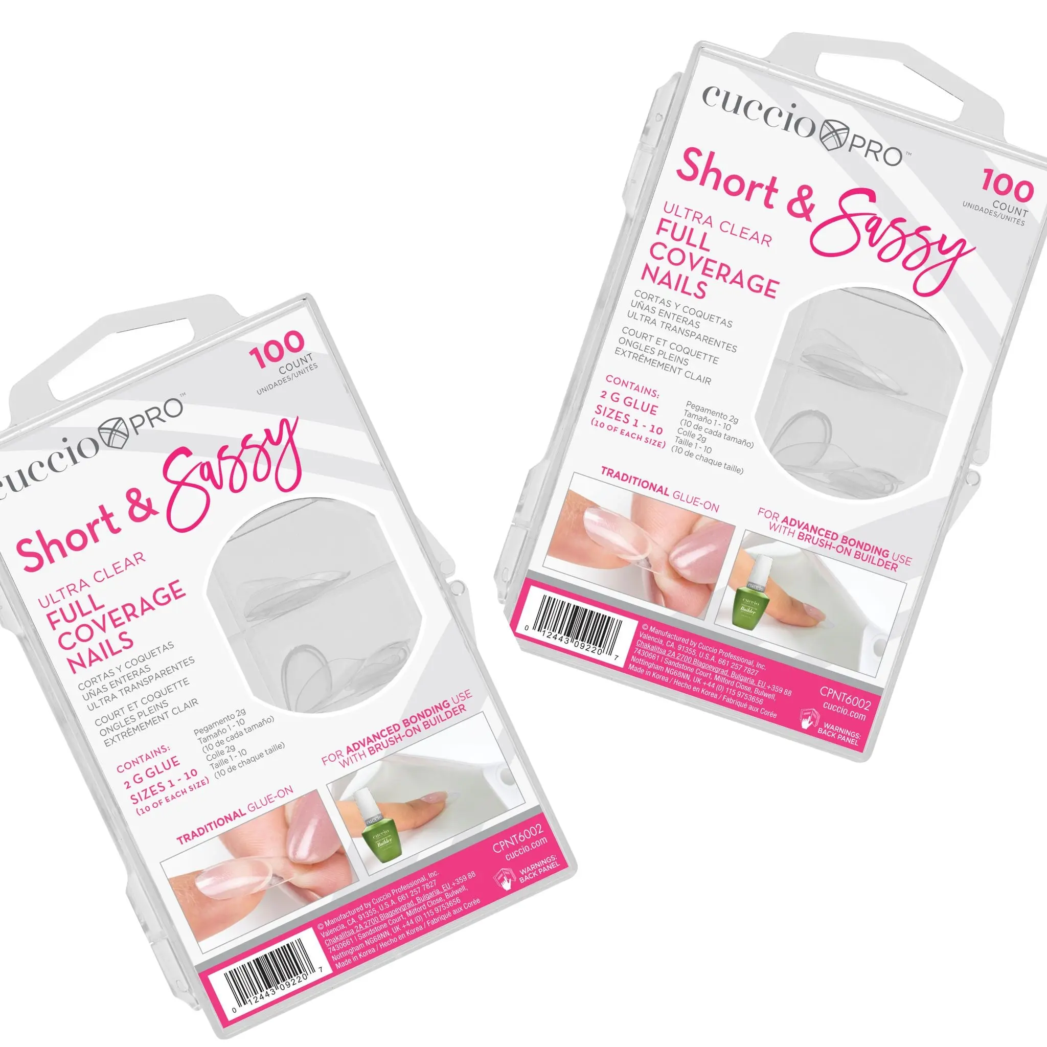 BOGO: Buy one get one FREE! 100 ct. Full Coverage Tips Short & Sassy - 200 Count total