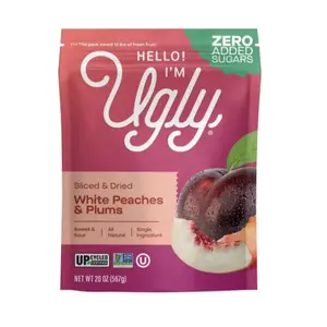 Ugly Fruit Dried White Peaches & Plums, 20 oz.