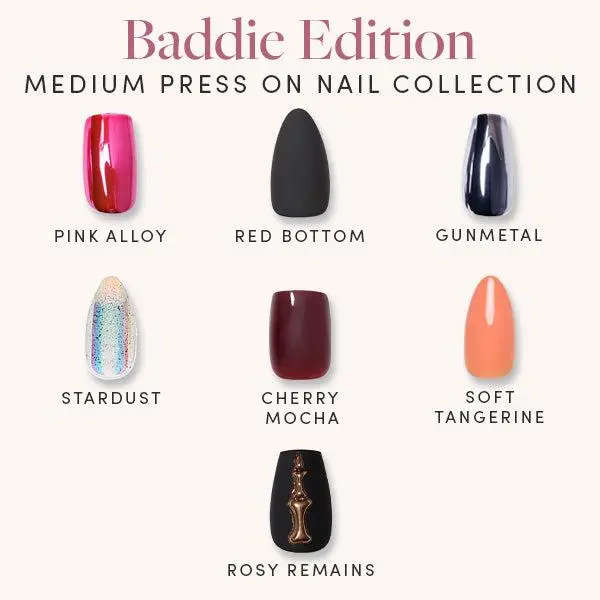 Glamnetic Medium Press-On Nail Collection – Baddie Edition