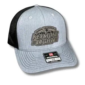 Red, White and Keystone Light Patch Hat