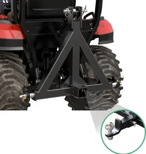 【fathersdaygift】OEDRO 3 Point Trailer Hitch with 2" Receiver for Category 1, 3 Pt Tractor Quick Hitch Drawbar Adapter for Kubota, John Deere, BX, LM25H, WLM Tractor, NorTrac, Yanmar, Kioti, Cat