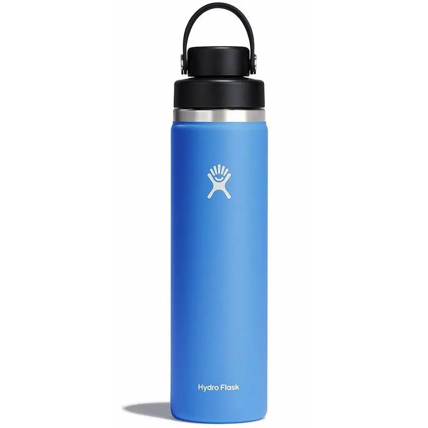 Hydro Flask Wide Mouth Water Bottle with Flex Chug Cap - 24 oz W24BFCC, Insulated, Stainless