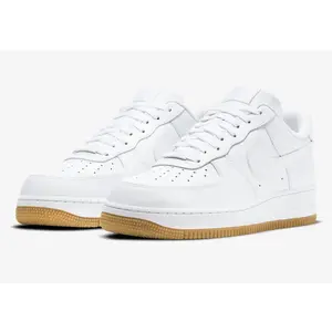 Men's Nike Air Force 1 "White/Gum" DJ2739-100 Fashion Athletic Sneaker