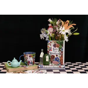 Large Book Vase, Alice in Wonderland - Floral Nonsense