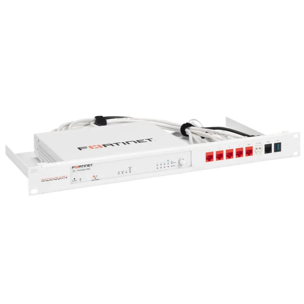 Rackmount.IT RM-FR-T21 Rackmount FortiGate 50G Series - Signal White