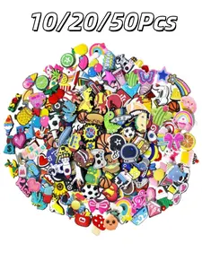 Mixed Color PVC Shoe Accessories, Cute Alligator Design, Durable and Fashionable, Perfect Gift for All Ages, Ideal for Commuting and Shopping, Cute Shoe Charms