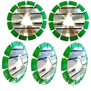 5pk 6" soff-Cut Green Concrete Early Entry Cutting Diamond Blade Compatible with Husqvarna Green Coded Item 542777006 Blade XL6-2000