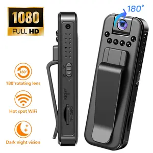 Action Camera,Wireless Vlog Camera, 180° Rotatable Lens, Portable Video Recording Device, Pocket Camera Ultra HD 1080P, Nanny Recorder for Home Outdoor Office, Portable Handycam