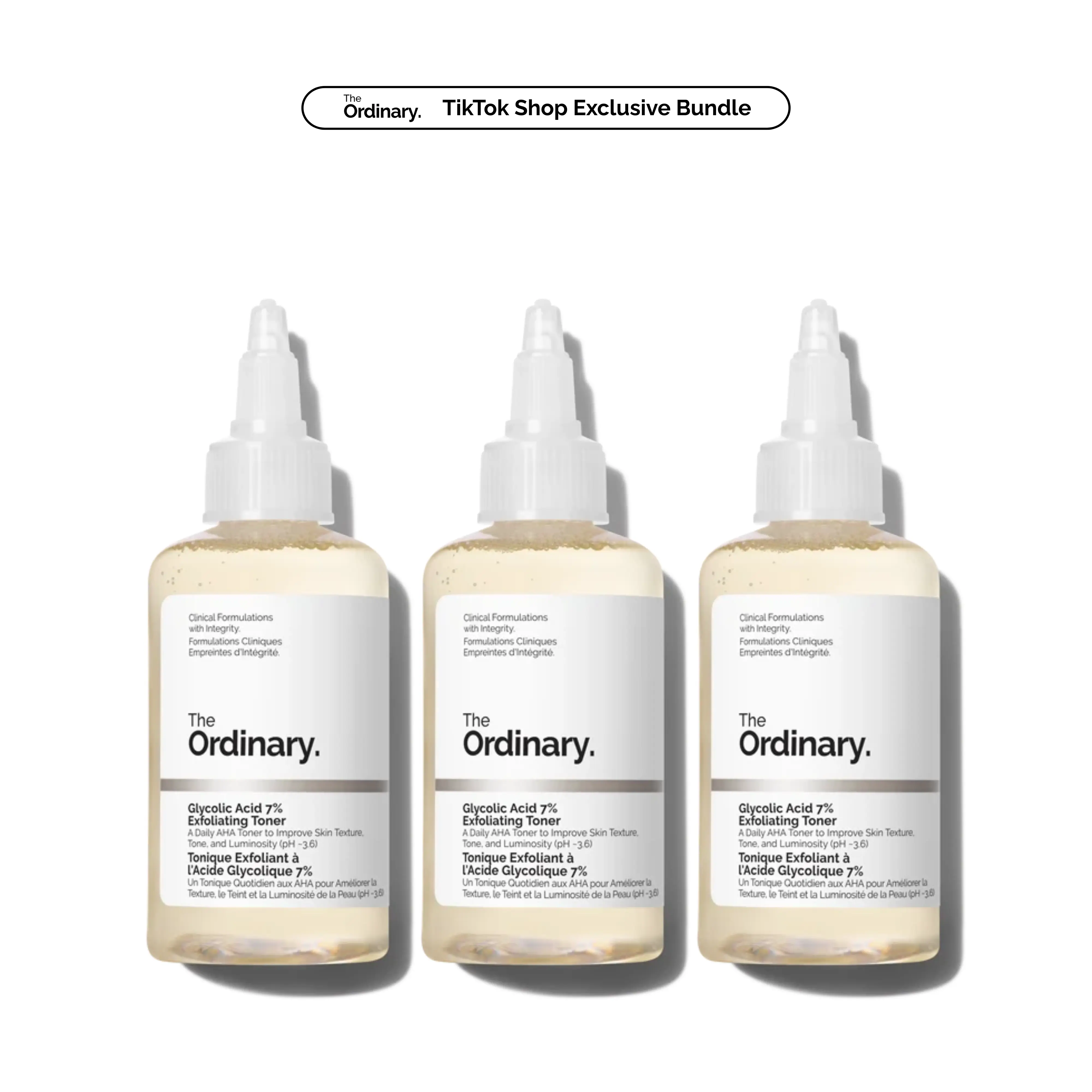 The Glycolic Acid 240ml Toner Trio The Glycolic Acid 240ml Toner Trio