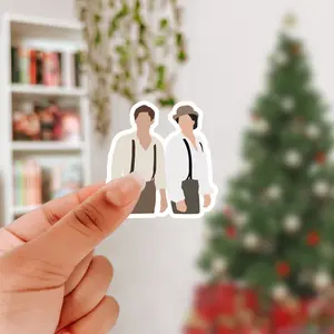 Damon and Stefan The Vampire Diaries Sticker