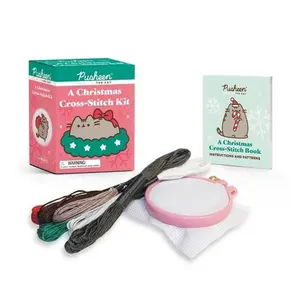Pusheen: A Christmas Cross-Stitch Kit -- Claire Belton, Paperback