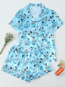 Derpy the Tiger And Bird Demon Hunte Tiger Pajamas ,Demon Hunte Tiger Pajamas, K-Pop Demon Hunte Tiger sleepwear, Hunters Tiger Fans, Loungewear