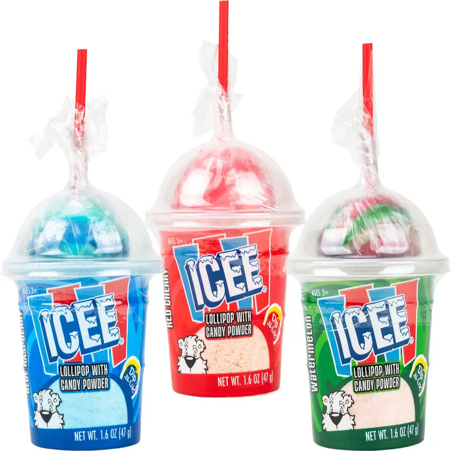 ICEE Dip-N-Lik Candy | Lollipop with Candy Powder