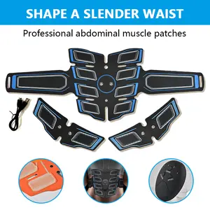 Fitness Belt Abs Stimulator Muscle Training Fitness Workout Equipment Ab Core Toner Belt for Abdominal/Arm/Leg For Home Use