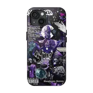 Ghost Band Phone Case, Skeletour World Tour Two-In-One Drop-Resistant Mobile Phone Case Protection, Shockproof For IPhone 17-12, Pro Max, Pro Plus, and Samsung S25 24 23 Safety Case