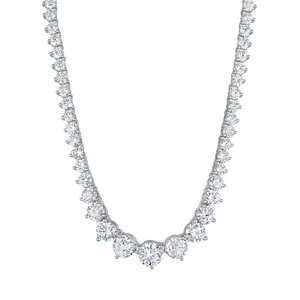 Graduated Tennis Necklace