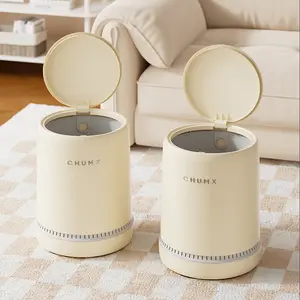 UFORU Automatic Air Pressure Adsorption Garbage Bag Bin Slim Design One-Touch Lid Opening Thickened Double-Bin Odor-Proof Model Suitable for Living Rooms and Bathrooms