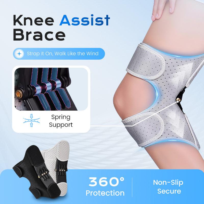 Adjustable Knee Protection Booster for Sport Premium Support Multipurpose Design Breathable Fabric Durable Construction Sizes M L XL Spring Support 360° Protection Non-Slip Secure