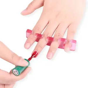 2pcs Soft Silicone Finger Toe Separator for Manicure Pedicure Nail Art Tool Nail Spacer for Fingers and Toes Back to School Nail Supplies for Press On Nails