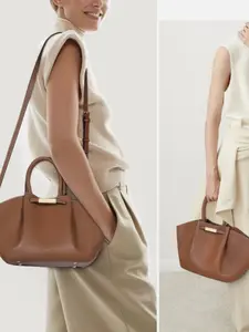 Small Wing Bag Handbag Large Capacity Tote Bag Alligator Skin Pattern Elegant Style Plain Design for All Seasons Pu Leather Handbag