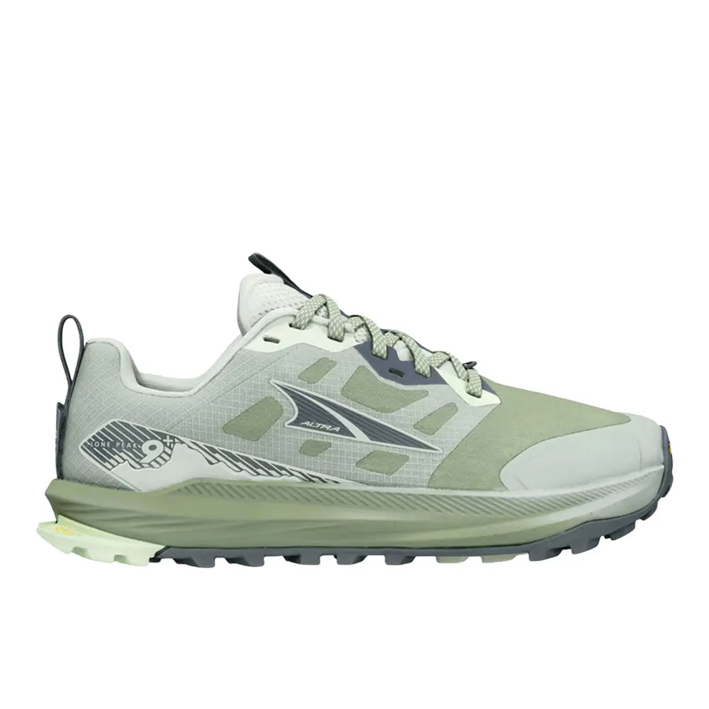 Altra Womens Lone Peak 9+ Trail Running Sneakers Shoes - Green