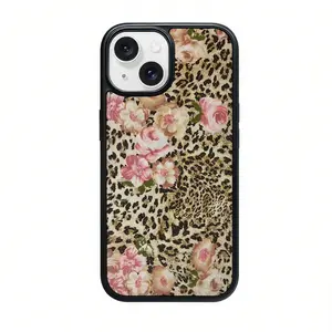 Leopard-Print Unfolding Mobile Phone Case - Handheld Device Protection, Essential Phone & Electronics Accessory