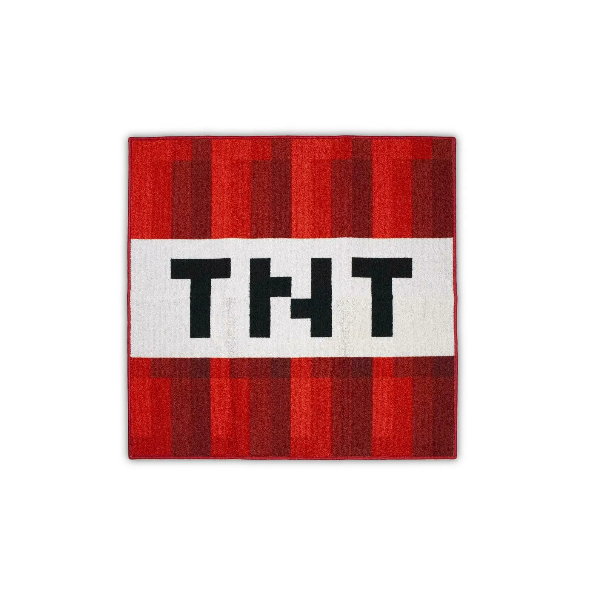 Minecraft TNT Block Area Rug | TNT Block Minecraft Rug | 39-Inch Square Area Rug