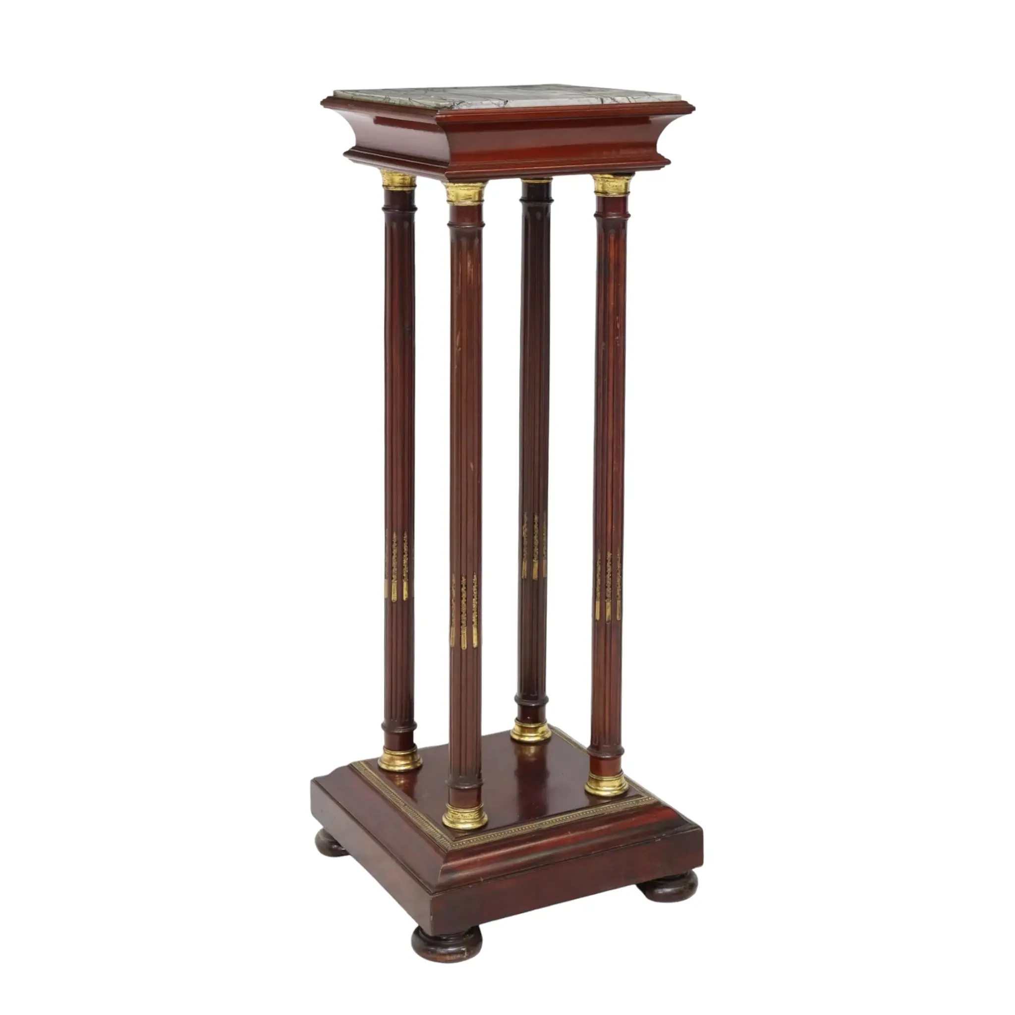 French Empire Style Marble-top Pedestal Stand