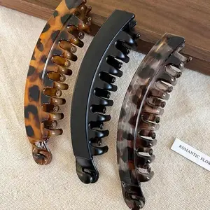 Popular banana hair clip, large size for thick hair, back-of-the-head clip, high ponytail claw clip, vertical clip that doesn't damage hair, twist clip