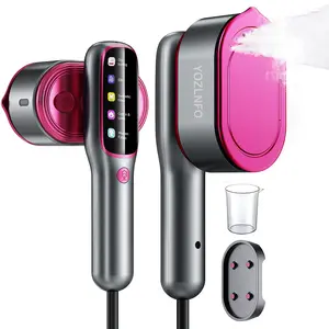 UPGRADE Garment Steamer for Clothes, Portable Travel Clothing Steamer Iron, 7 Mode with LCD Display, 5s Fast Heating, 90° Swivel Handle, New Year Gift