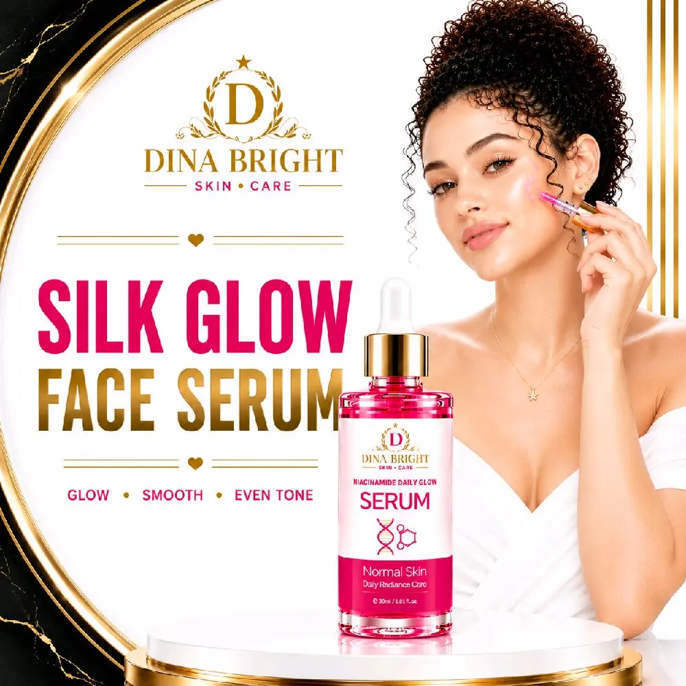 SILK GLOW FACE BRIGHTENING SERUM.