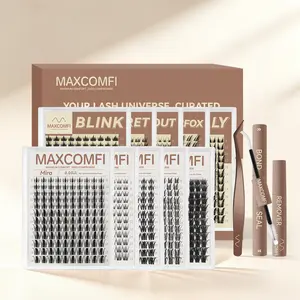 Maxcomfi Lashes Clusters Kit- [Live Exclusive]-MIRA, SELENE Style, NILA, EOS, SELLOUT, DOLLY, SECRET, Navi,  Magicfox, Blink, Only for Go Live Creators