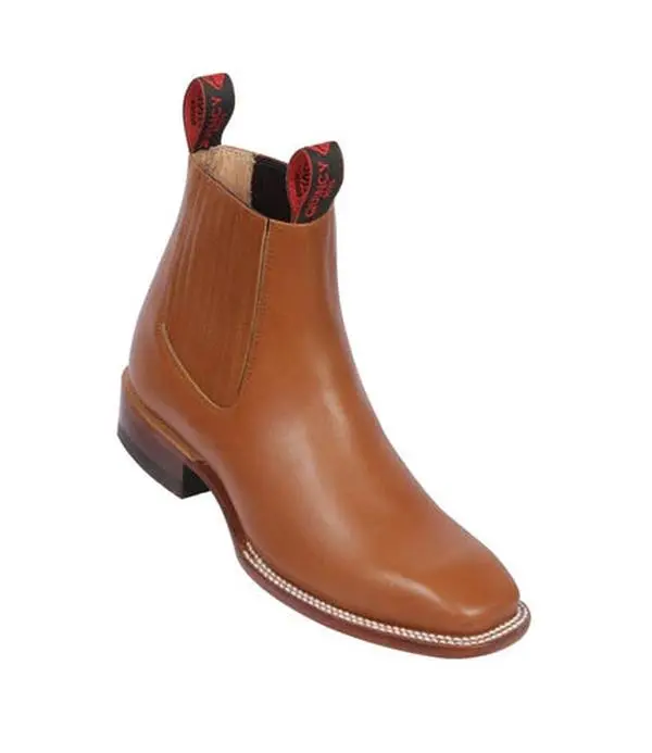 Botines Charros Quincy de  con Punta Cuadrada