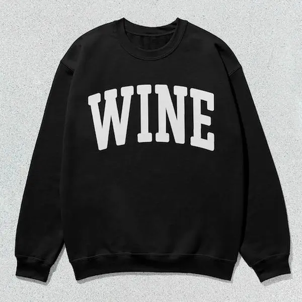 Men's Collegiate Wine Crewneck Sweatshirt, Unisex Cozy Tops, Stylish Men's Sweatshirts, Cozy Men's Sweatshirts