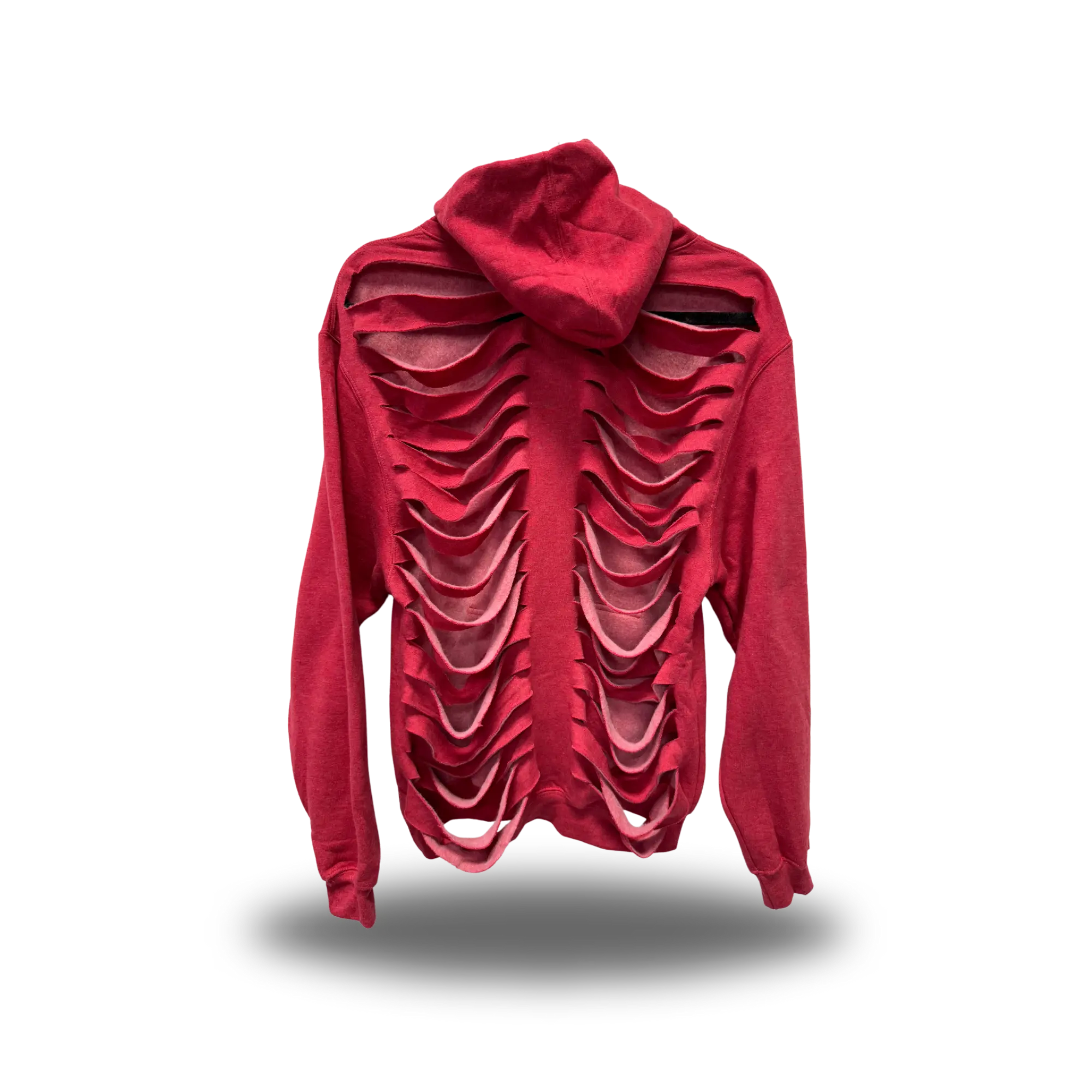 TheDriveClothing Road Rash Red Hoodie 1.0 – Y2K Streetwear Pullover Hoodie with stylish back, Oversized Biker Fashion, Grunge Urban Sweatshirt, TikTok Viral Casual Festival Outfit, Unisex Streetwear