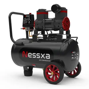8/10/14 Gallon Ultra Quiet Air Compressor, 1.65HP Oil-Free Air Compressor Tank with Two Quick Couplers, 3.5 CFM@115PSI Pressure 70dB Electric Air Compressor for Woodwork Nailing, Garage, Auto Repair