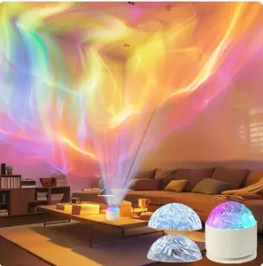Aurora Projector Night Light, USB Powered 2 In 1 Aurora Projector Night Light with Remote Control, Decorative Light for Bedroom, Party, Home and Office, Audio