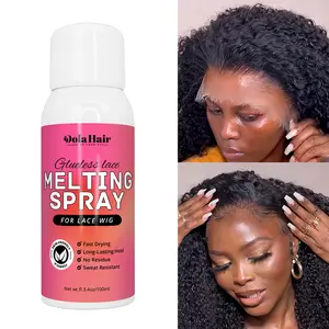 Dolahair Lace Melting & Holding Spray Glueless Adhesive for Wigs Lace Bond Adhesive Spray for Front Wig Install Lace Melt Spray Gentle on Skin