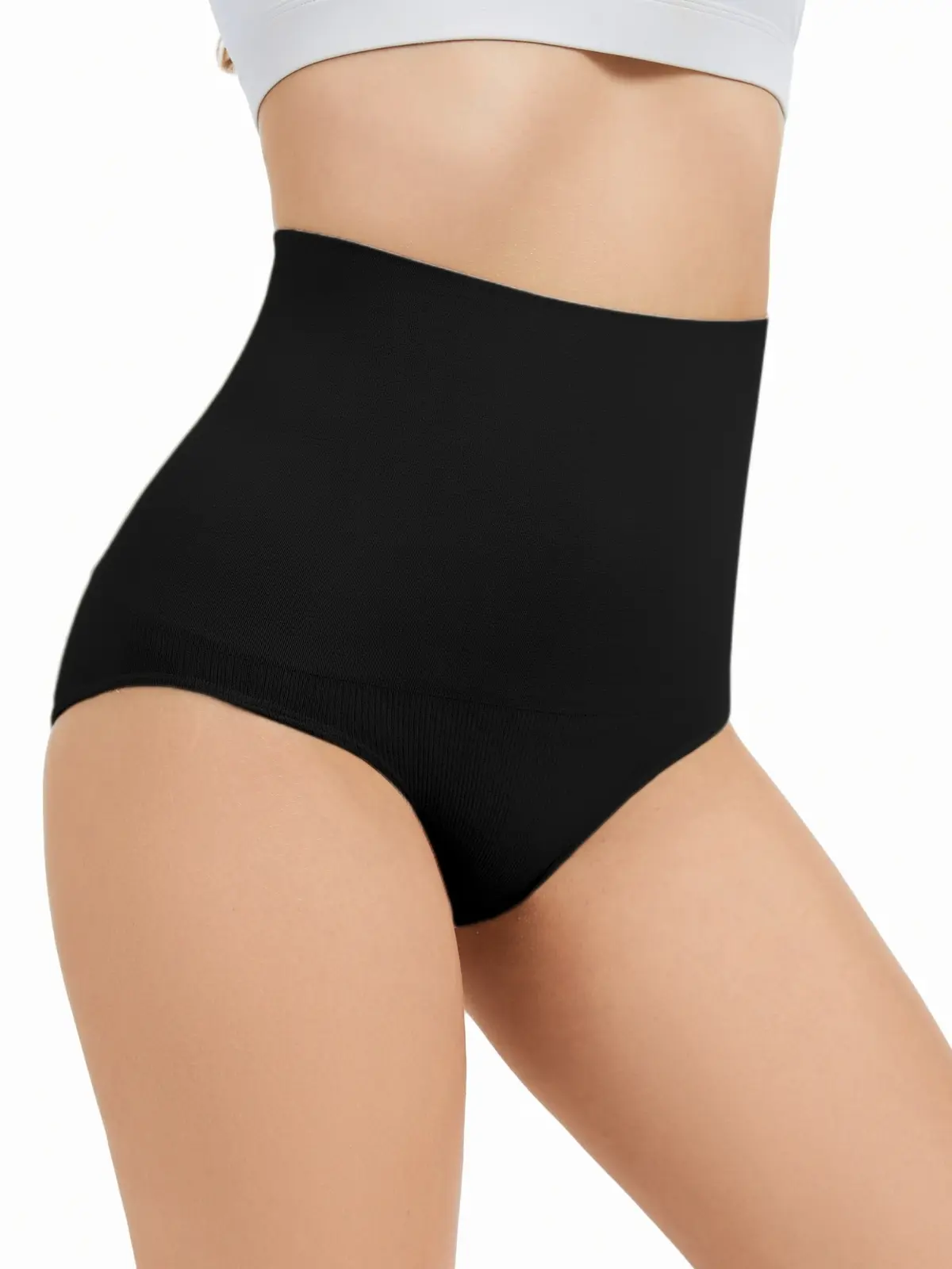 Women High Waist Tummy Control Shapewear Postpartum C-Section Compression Briefs Full Coverage Underwear