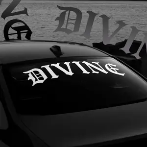 Divine Rear Windshield Banner