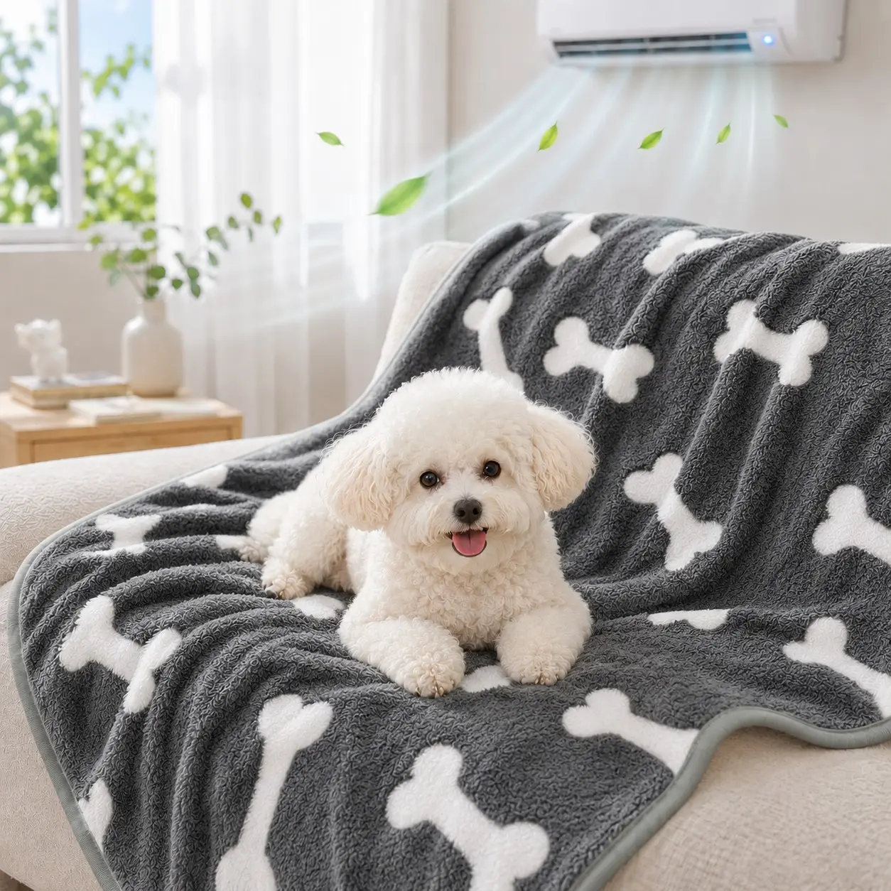 Soft Pet Blanket for Dogs & Cats, Puppy Blankets, Plush Puppy Mat, Cozy Sofa Cover, Washable Indoor Pet Bed Pad, Comfortable Animal Resting Area, Supplies