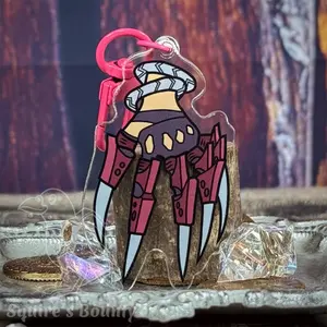 Zanka Lovely Assistaff Gachiakuta Trash Anime Acrylic Keychain 2.5”, Jabber Mankira Gachiakuta Trash Acrylic Keychain, Perfect for keys, bags, or as a gift