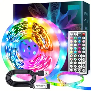3535 RGB Colorful Led Dimmable Strip Lights, 44 Key Multi-function Remote Control Lamp, Suitable for Living Room, Wall Light, Party Led Lights Strips